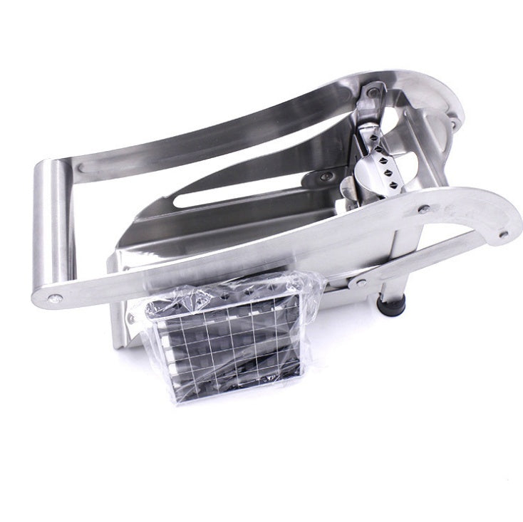 French Fry Cutter - Stainless Steel Potato Slicer with 2 Blades