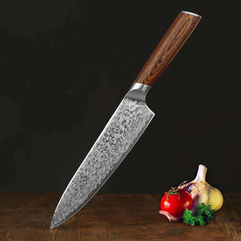 Damascus Steel Kitchen Knife - Professional Chef Knife