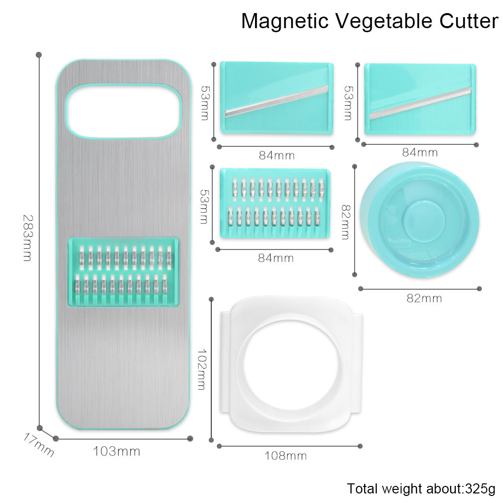 5-in-1 Multifunctional Grater Set - Stainless Steel Slicer