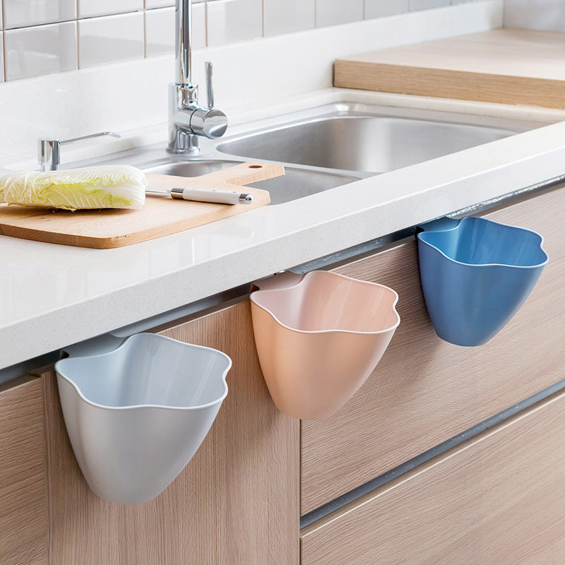 Hanging Cabinet Trash Can - Small Kitchen Waste Bin