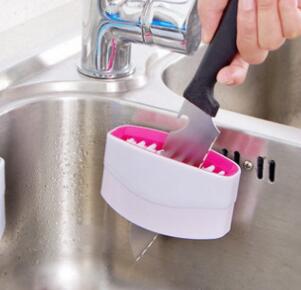 Kitchen Cleaning Brush with Suction Cup