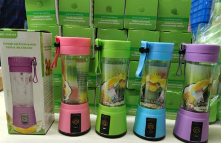 Portable USB Rechargeable Blender - 380ml Mini Smoothie Maker
