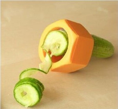 Spiral Vegetable Cutter - Cucumber Slicer Tool