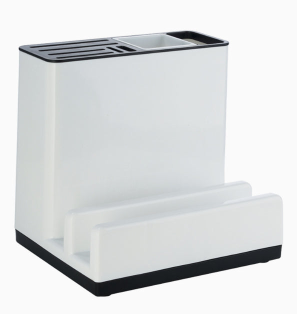 Kitchen Countertop Organizer - Multi-Compartment Storage Rack