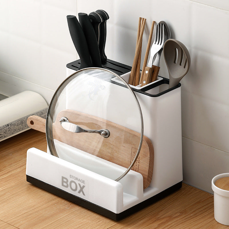 Kitchen Countertop Organizer - Multi-Compartment Storage Rack
