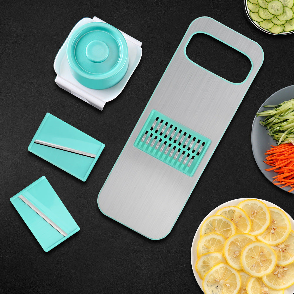 5-in-1 Multifunctional Grater Set - Stainless Steel Slicer