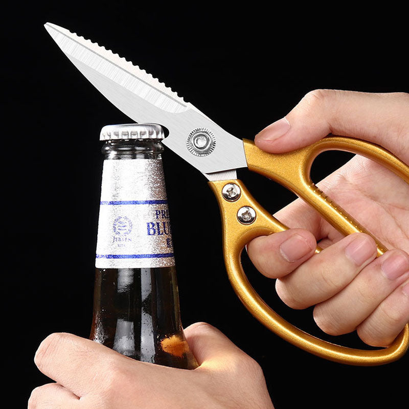 Heavy-Duty Kitchen Shears - Stainless Steel Poultry Scissors