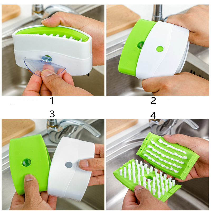 Kitchen Cleaning Brush with Suction Cup