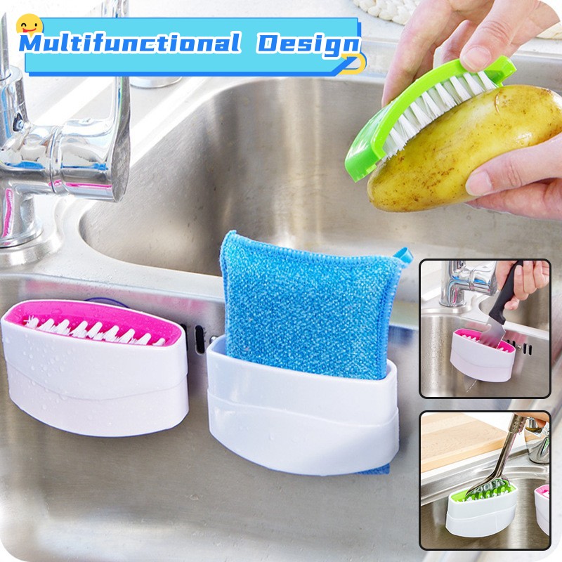 Kitchen Cleaning Brush with Suction Cup